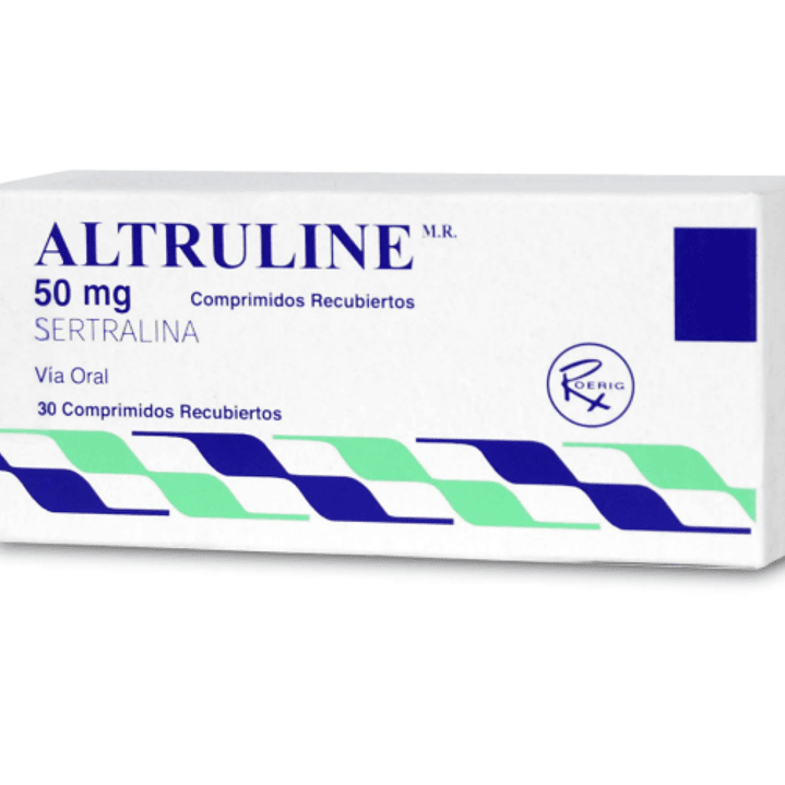 Altruline (B) Sertralina 50 mg 30 Comprimidos. 1