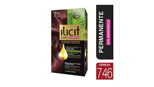 Tinte para el cabello Ilicit sin amoníaco 7.46 Cereza