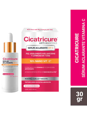 Cicatricure Sérum aclarante Vitamina C 30 ml.