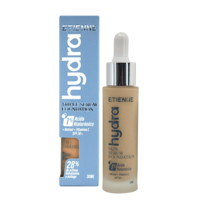 Base de maquillaje Hydra Triple sérum skin medium 03. Etienne 1