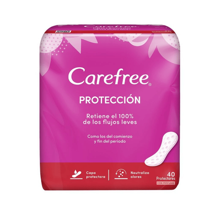 Protectores diarios Carefree con perfume 40 Unidades. 1