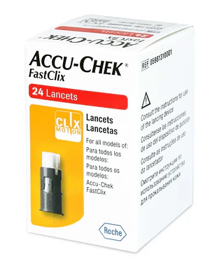 Accu-Chek FastClix 24 Lancetas.