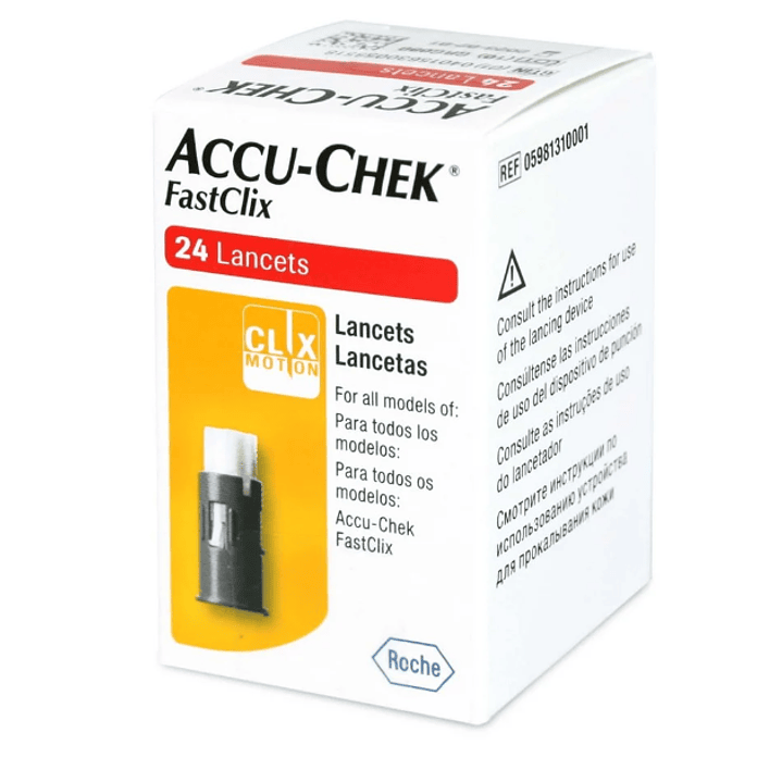 Accu-Chek FastClix 24 Lancetas. 1