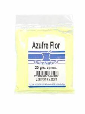 Azúfre Flor Sobre 20 g Caja 25 Unidades. Quimnatura