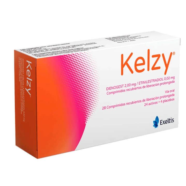 Kelzy Dienogest, Etinilestradiol 28 Comprimidos. 1
