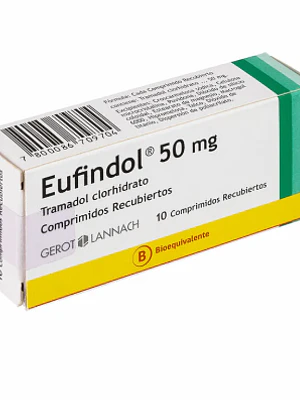 Eufindol (B) Tramadol  50 mg 10 Comprimidos recubiertos.