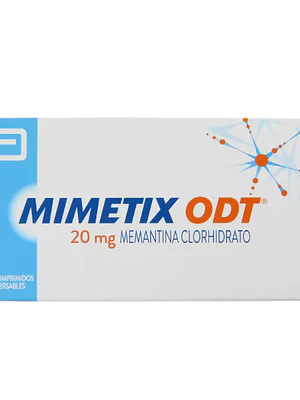 Mimetix ODT Memantina 20 mg 30 Comprimidos dispersables.