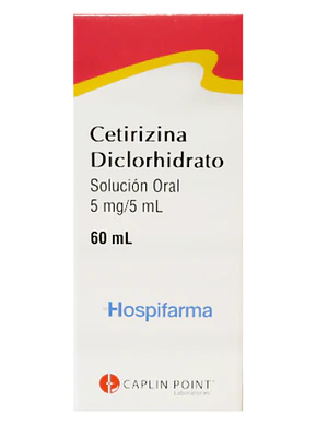 Cetirizina 5 mg / 5 ml Solución oral 60 ml. Caplin