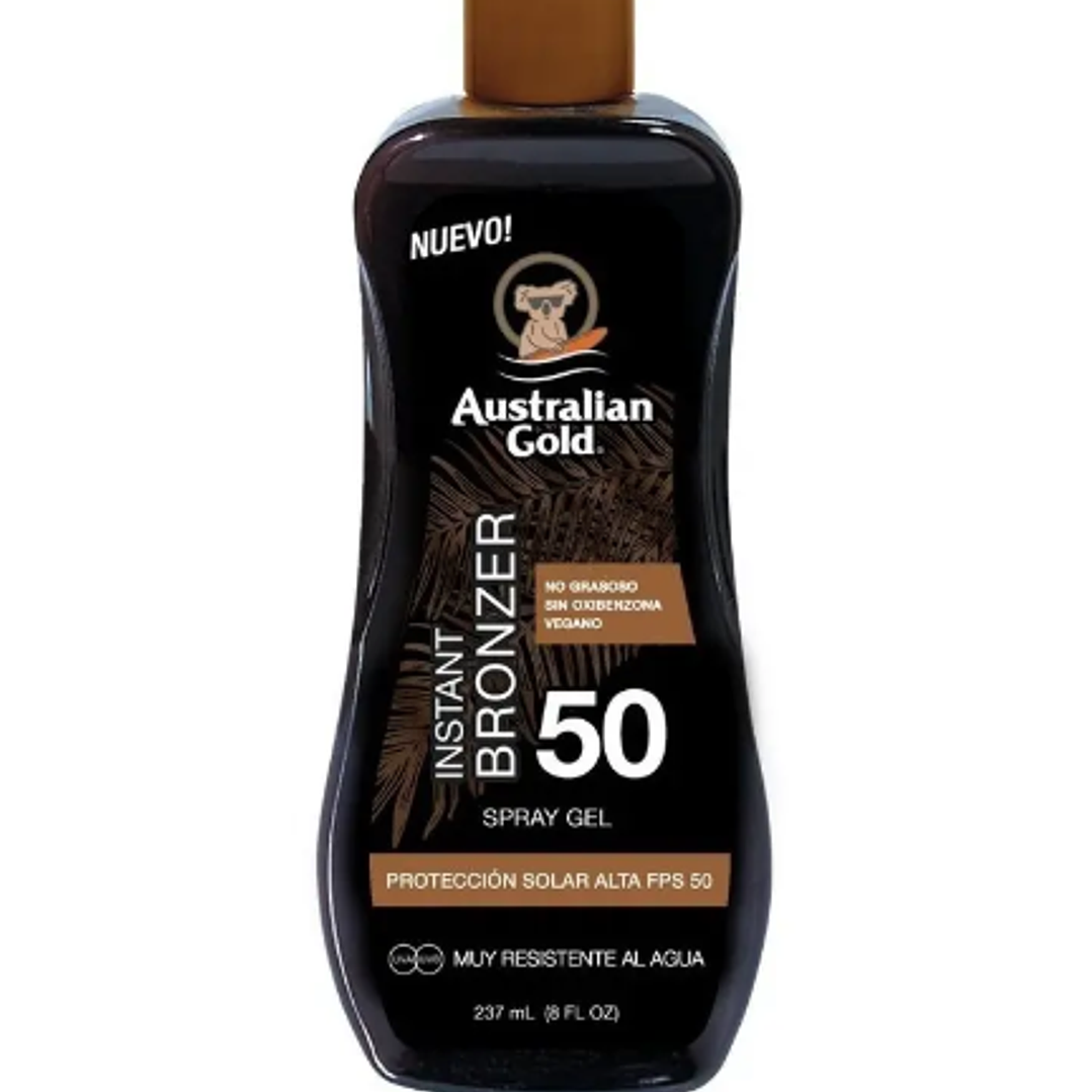 Australian Gold Instant Bronzer SPF 50 Gel 237 ml. 1