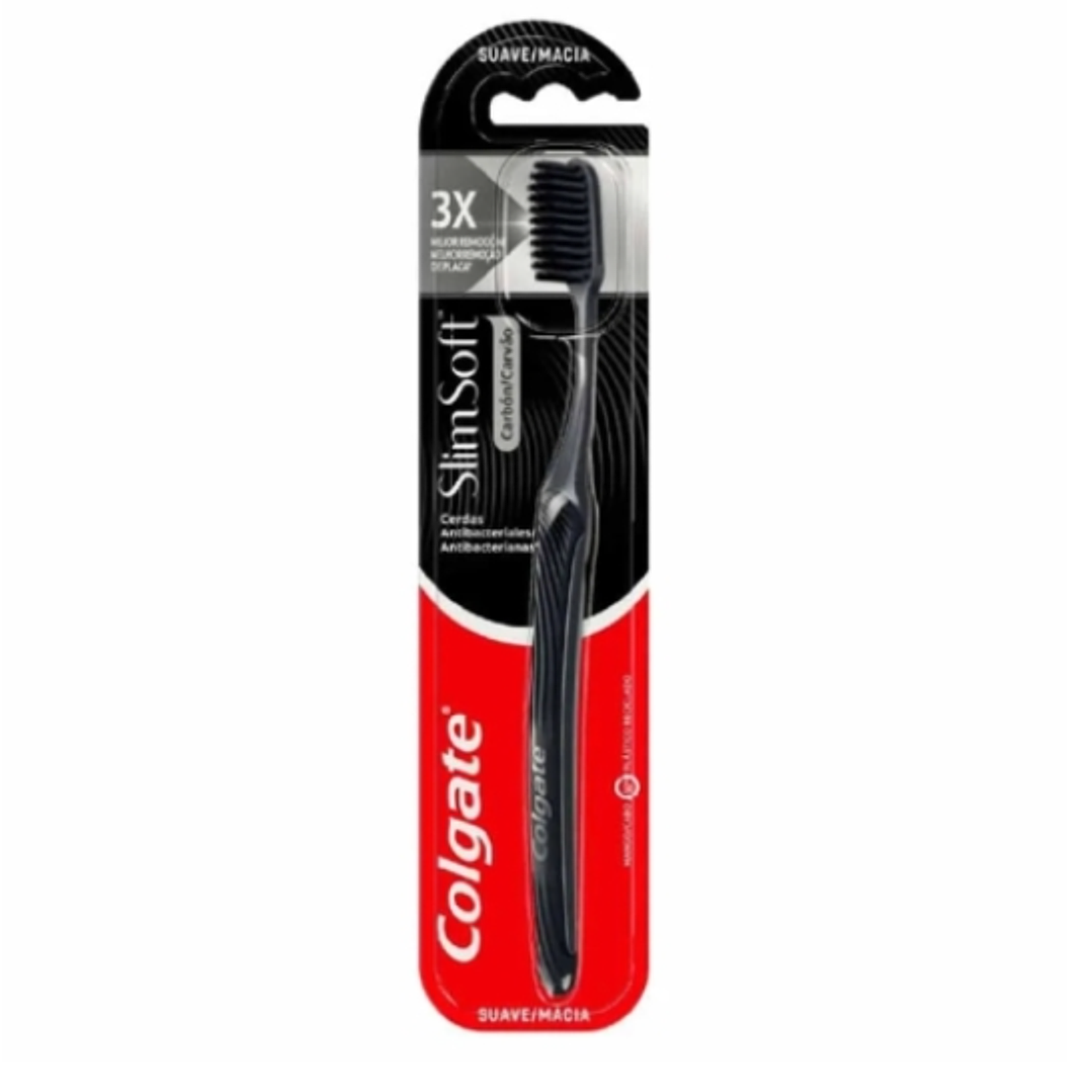 Cepillo dental Colgate Slim soft charcoal 1 unidad. 1