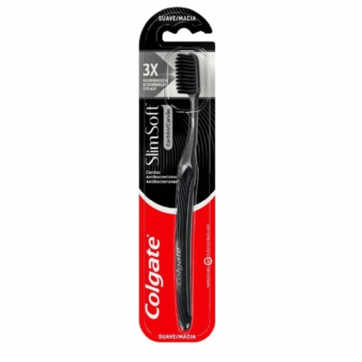 Cepillo dental Colgate Slim soft charcoal 1 unidad. 1