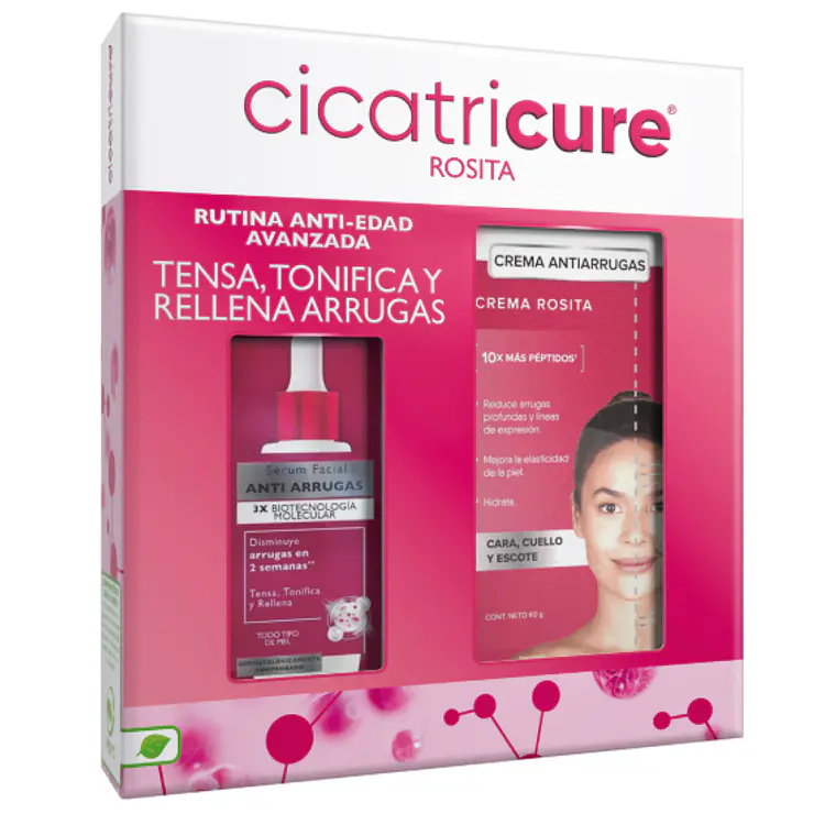 Cicatricure estuche Sérum antiarrugas 30 ml + Crema antiarrugas 30 g. 1