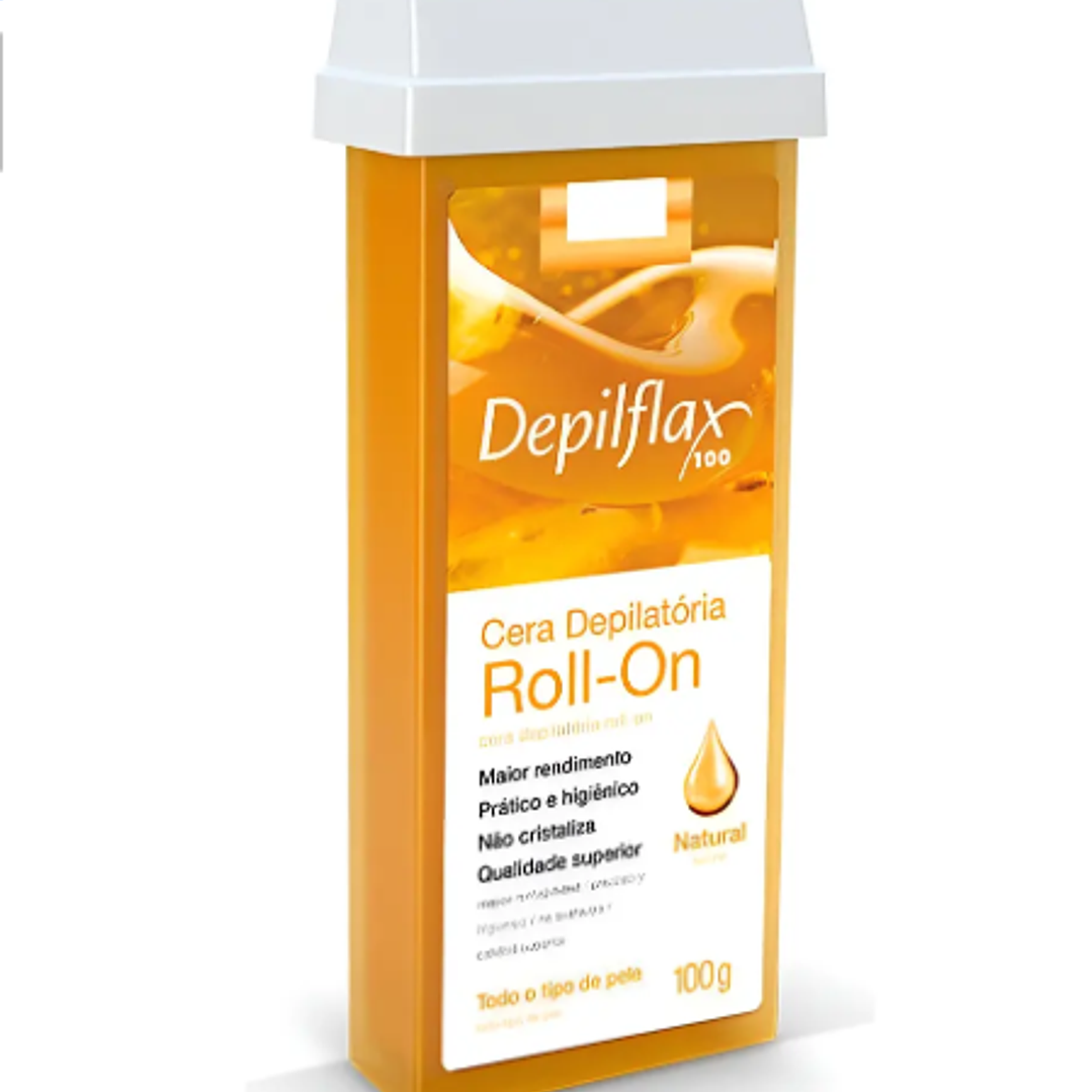 Cera depilatoria Depiflax Roll-on natural 100 g. 1