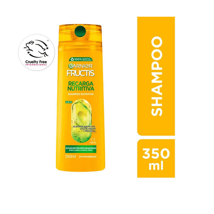 Garnier Fructis Shampoo Recarga nutritiva 350 ml.  1