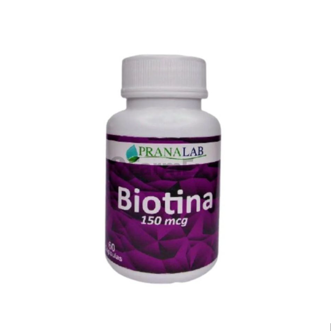 Biotina 150 mcg 60 Cápsulas. Pranalab 1