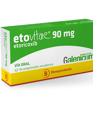 Etovitae (B) Etoricoxib 90 mg 14 Comprimidos.