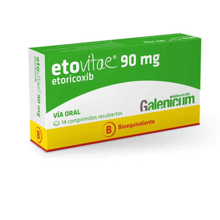 Etovitae (B) Etoricoxib 90 mg 14 Comprimidos. 1