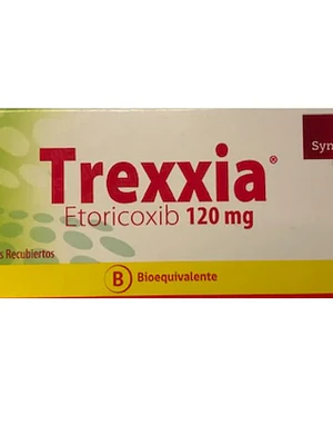 Trexxia (B) etoricoxib 120 mg 7 Comprimidos recubiertos.