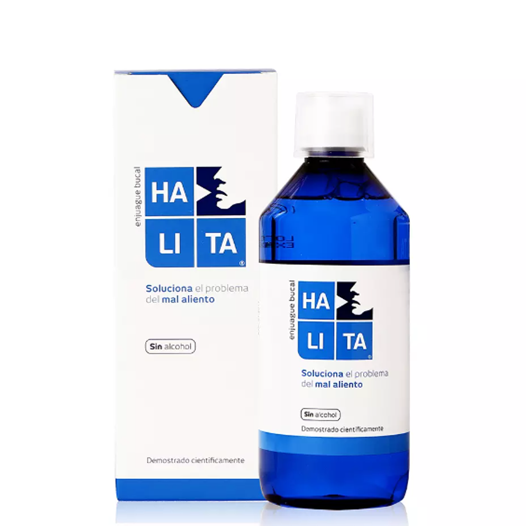 Enjuague bucal  Halita Aliento saludable 500 ml. 1