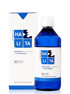 Enjuague bucal  Halita Aliento saludable 500 ml.