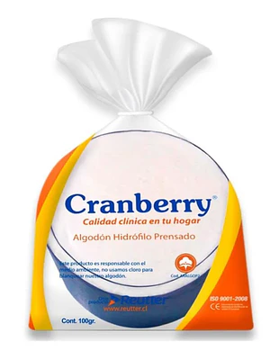 Algodón prensado hidrófilo Cranberry 100 g. Reutter