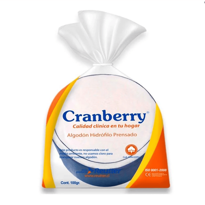 Algodón prensado hidrófilo Cranberry 100 g. Reutter 1