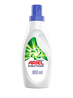 Detergente Ariel líquido Doble poder 800 ml.