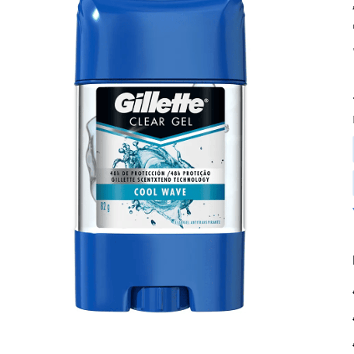Gillette Desodorante gel Cool Wave 82 g. 1