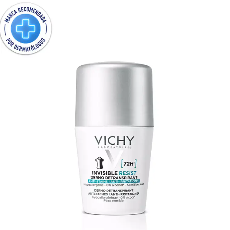 Desodorante Roll-on Invisible Resist 72 horas 50 ml. Vichy 1