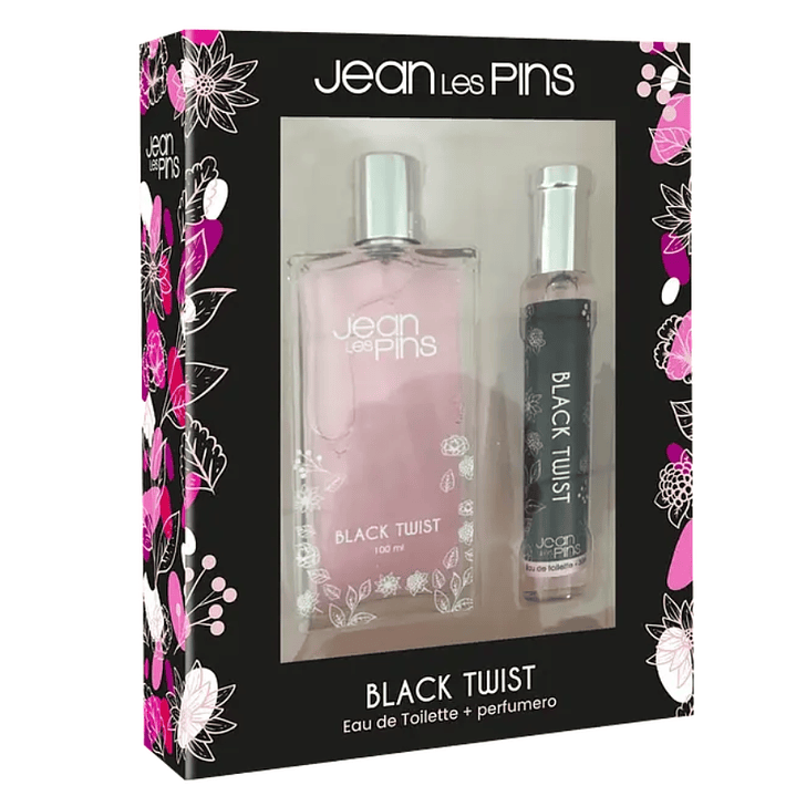 Set Fragancia Black Twist 100 ml + Perfumero 30 ml. Jean les Pins Petrizzio 1