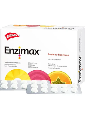 Enzimax 20 Comprimidos. Uso veterinario