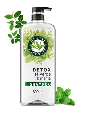 Herbal Essences Shampoo Detox te verde & menta 600 ml.