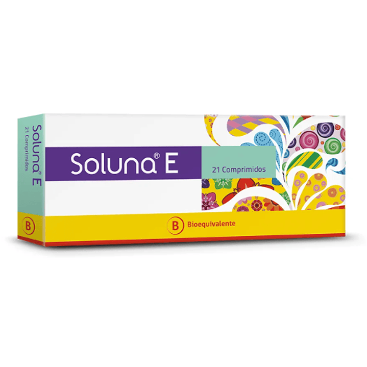 Soluna E (B) Desogestrel, Etinilestradiol  0,15 mg/ 0,03 mg 21 Comprimidos. 1