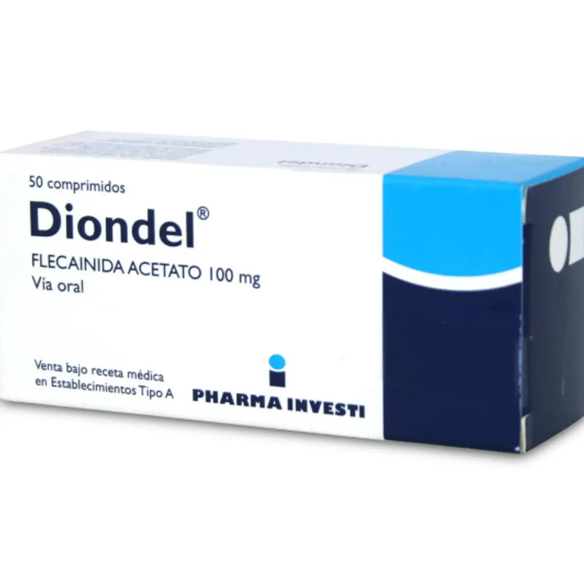 Diondel Flecainida Acetato 100 mg 50 Comprimidos. 1