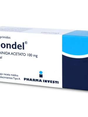 Diondel Flecainida Acetato 100 mg 50 Comprimidos.