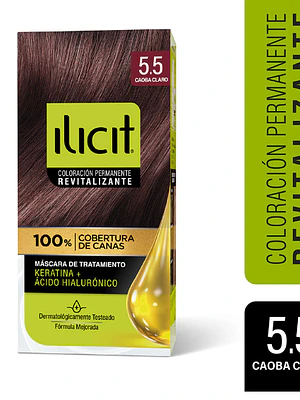 Tinte para el cabello Ilicit Revitalizante 5.5 Caoba claro.