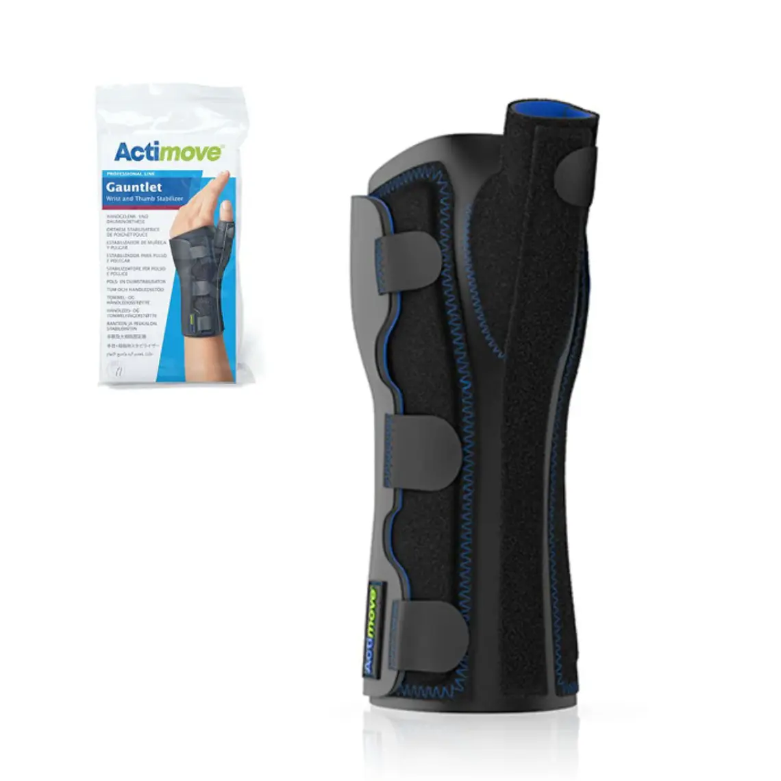 Actimove Estabilizador de muñeca y pulgar Gauntlet Negro S. 1