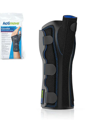 Actimove Estabilizador de muñeca y pulgar Gauntlet Negro S.