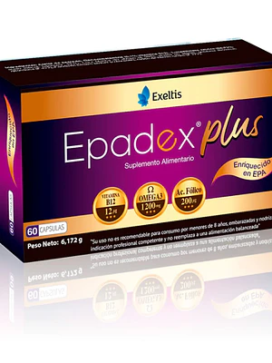 Epadex plus Suplemento alimentario 60 Cápsulas.