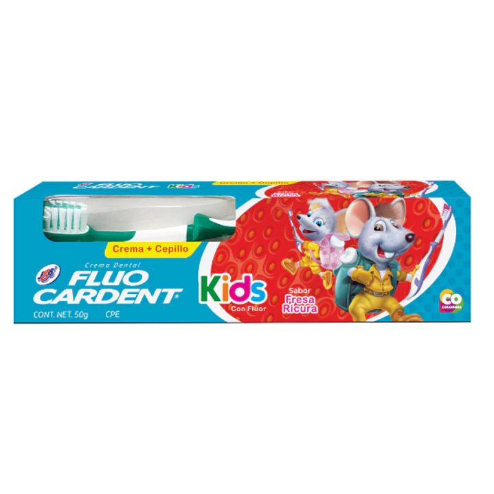 Fluocardent Pasta dental Kids con flúor 50 g. 1