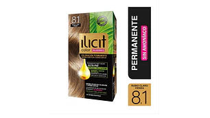 Tinte para el cabello Ilicit sin amoníaco 8.1 Rubio claro ceniza.
