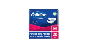 Cotidian Plus Pañal adulto M 20 Unidades.