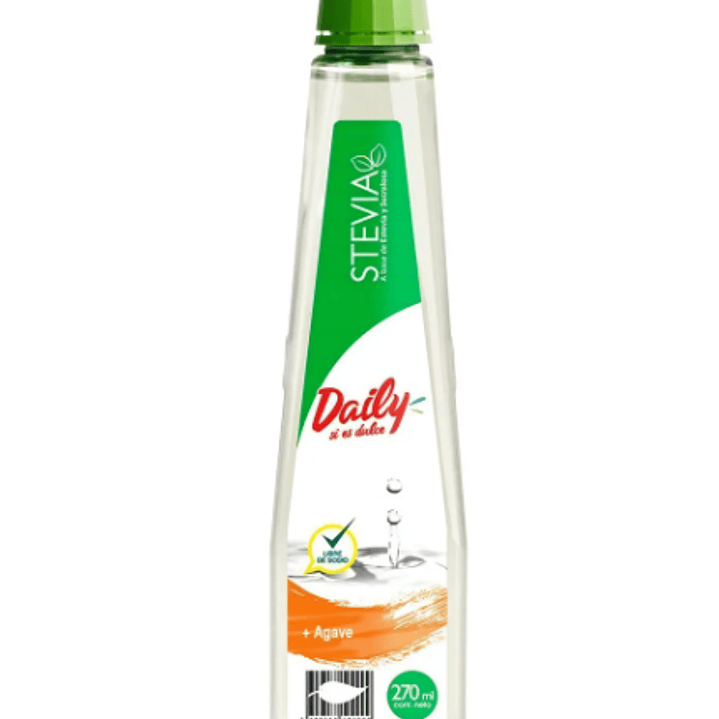 Endulzante Daily Stevia + Agave 270 ml. 1