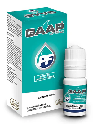 GAAP Ofteno PF Latanoprost 0,005 % Solución oftálmica 3 ml. 