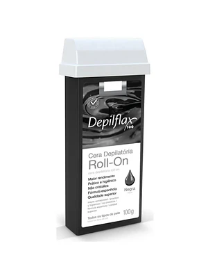 Depilflax Cera depilatoria Roll-on negra 100 g.