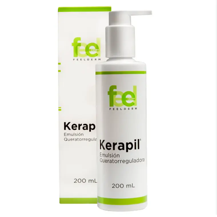 Kerapil Emulsión queratoreguladora 200 ml. Feelderm 1