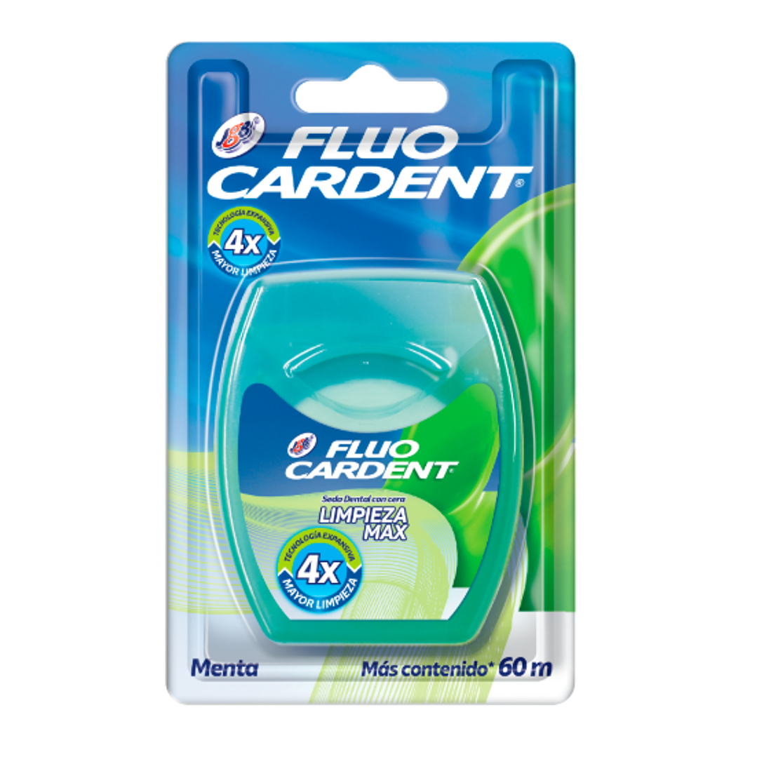 Seda dental Fluocardent Limpieza max 60 mts. 1