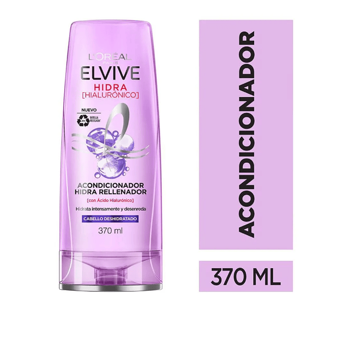 Elvive Acondicionador Hidra hialurónico 370 ml. L'oréal 1