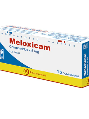 Meloxicam (B) 7,5 mg 15 Comprimidos. Pasteur