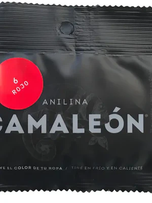 Anilina Camaleón N°6 Rojo 6 Sachets.